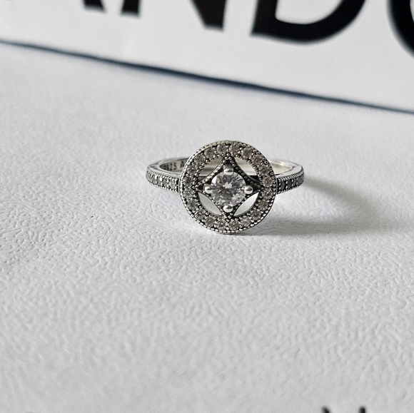 Pandora Vintage Circle Ring - Picture 1 of 4